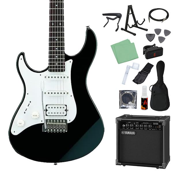 Amazon | YAMAHA PACIFICA112JL BL(ブラック) エレキギター初心者14点