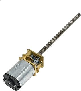 Power Science High Torque Motor for Toy, GA12-N20-M3*55 DC Geared Motor, 3V 6V 12V, 15/30/60/100/150/200/300/500/600/1000RPM, M3 Long Screw Low Speed Motor Engine Projects (Color : 3V, Size : 500)