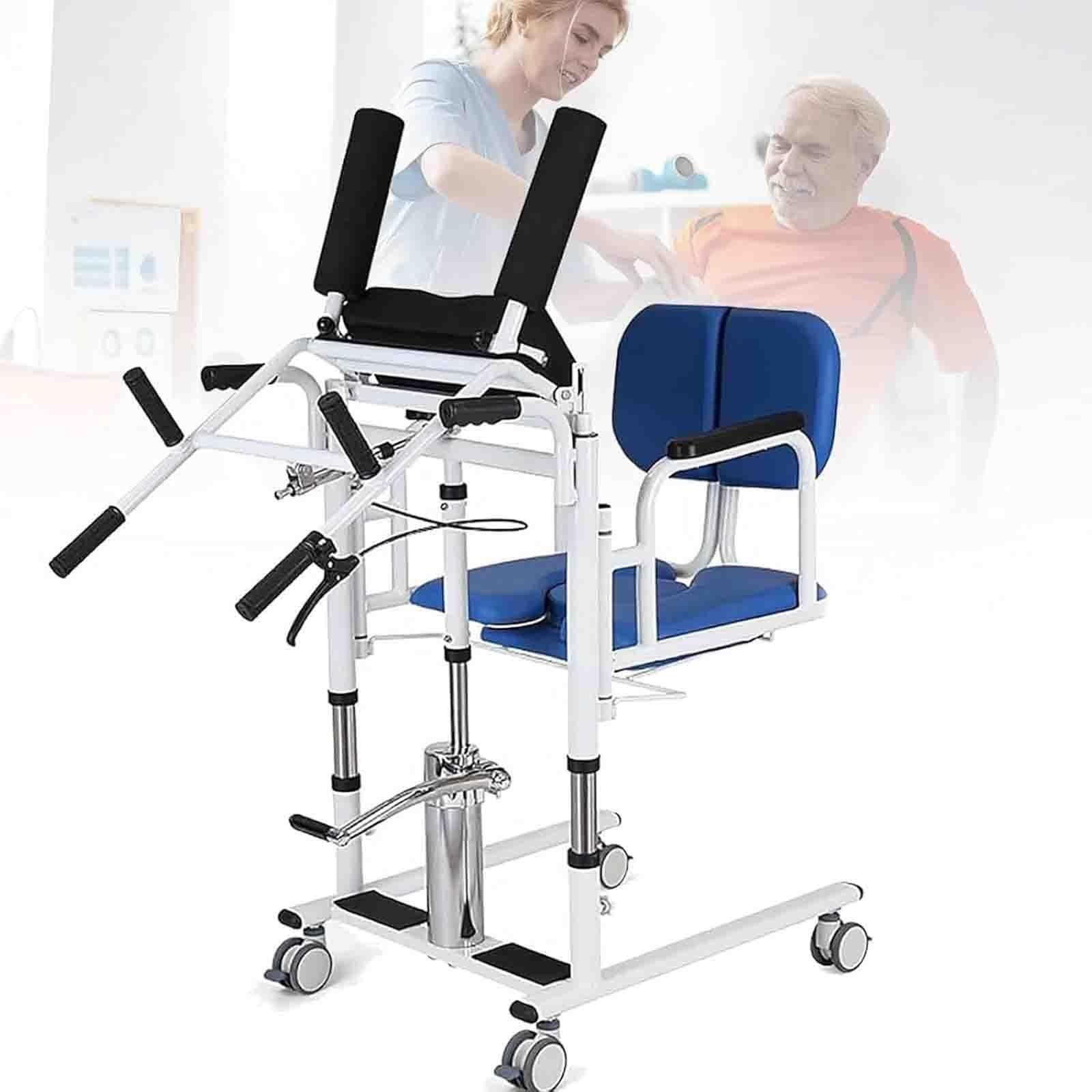 Silla elevadora hidráulica portátil para pacientes con altura,