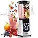 Duronic BL1200 Blender / Mixeur électrique de 1200W en Inox | Carafe en tritan de 1,8 Litre | 3 fonctions préenregistrées | Idéal pour smoothies, milkshakes, cocktails, glace pilée, fruits à coques