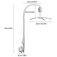Vista 3 de AFUNTA Móvil de bebé de 26 pulgadas para cuna, brazo móvil de cuna de tornillo ajustable con soporte para caja de música, móvil de cuna