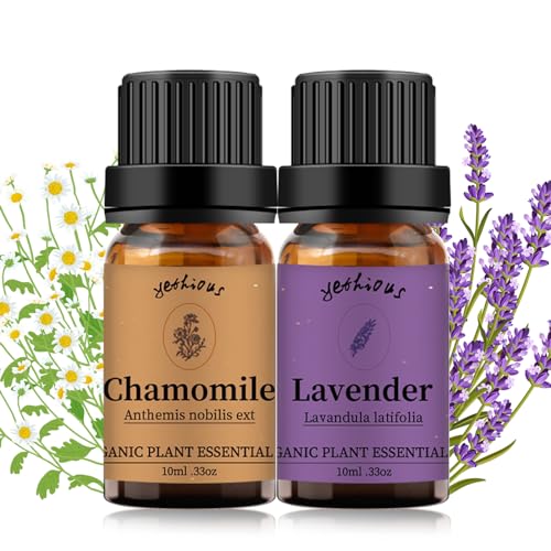 yethious Chamomile Lavender Essential Oil Set Pure Chamomile...