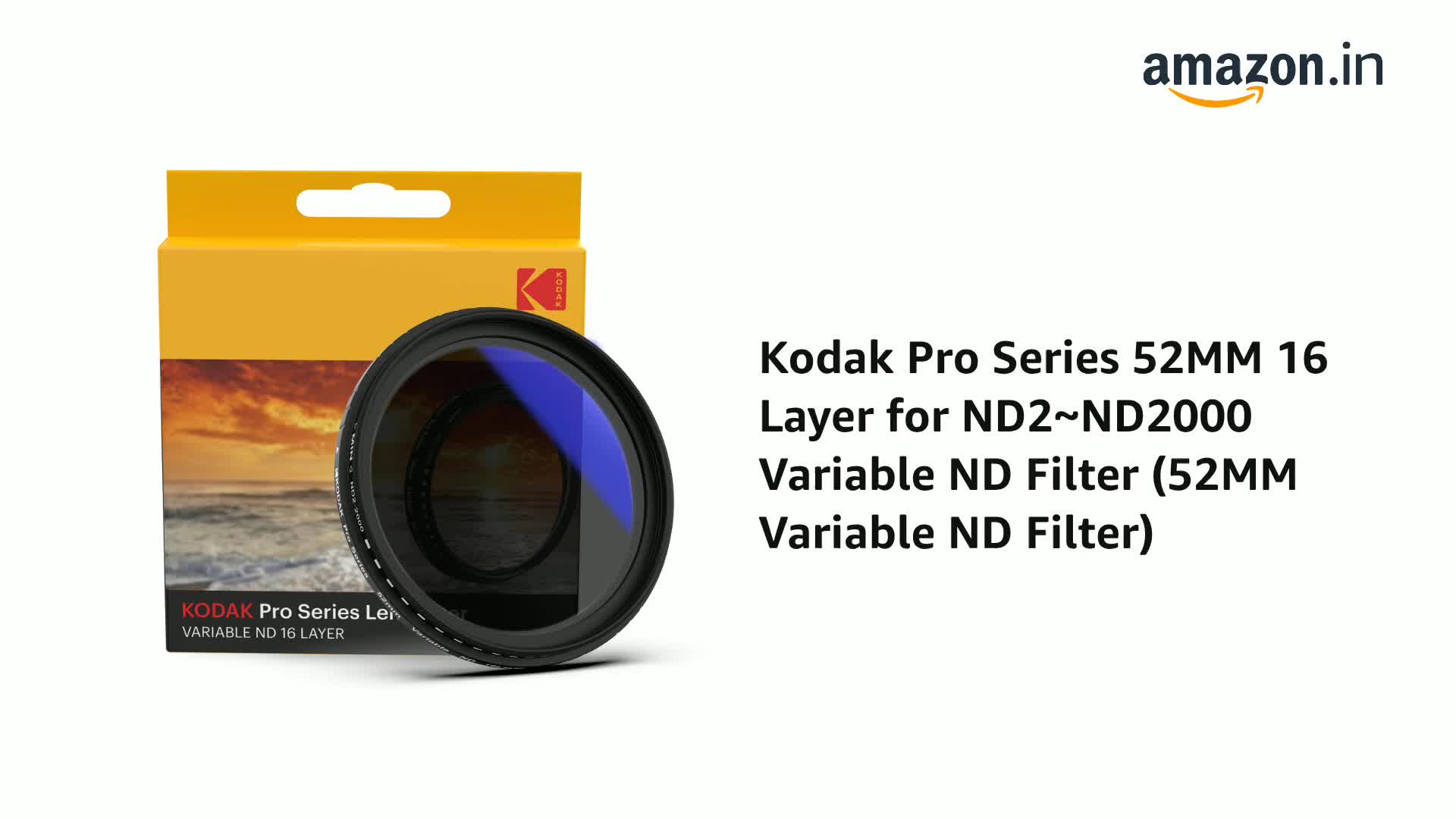 JJC ND Filter 52mm | Variabel ND2-ND2000 Filter