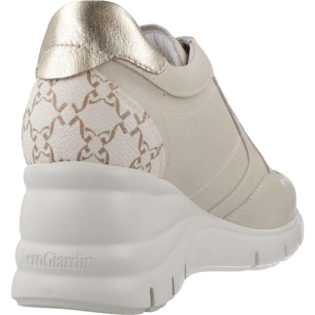 Nero Giardini E615221D Sneakers Donna in Pelle E Materiale Tecnico