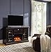 Signature Design by Ashley Entertainment Accessories Fireplace Insert Black