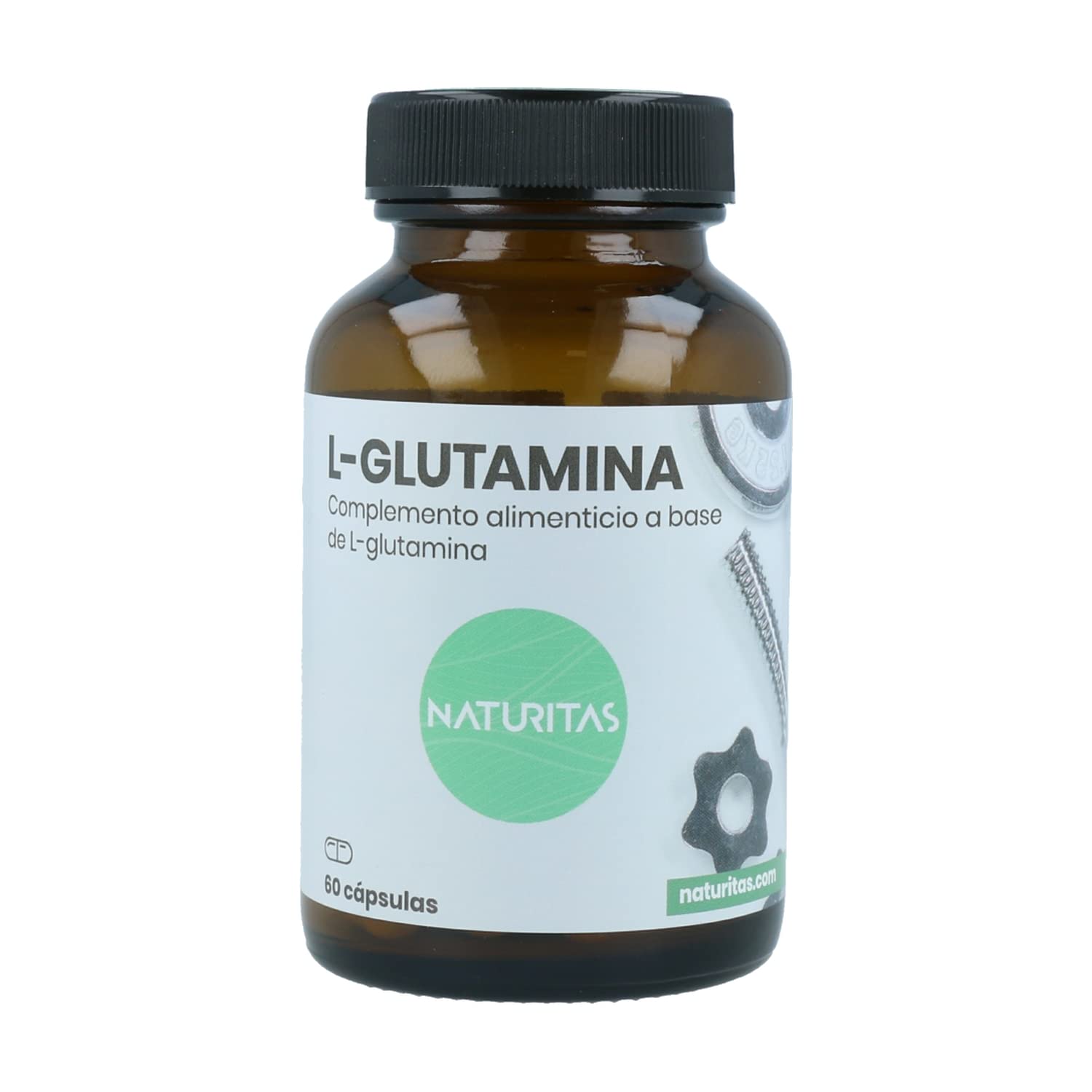 L-​Glutamina Kyowa | 60 cápsulas | Naturitas Essentials | Máxima pureza | Recuperación muscular y digestiva | Aminoácidos y Proteínas