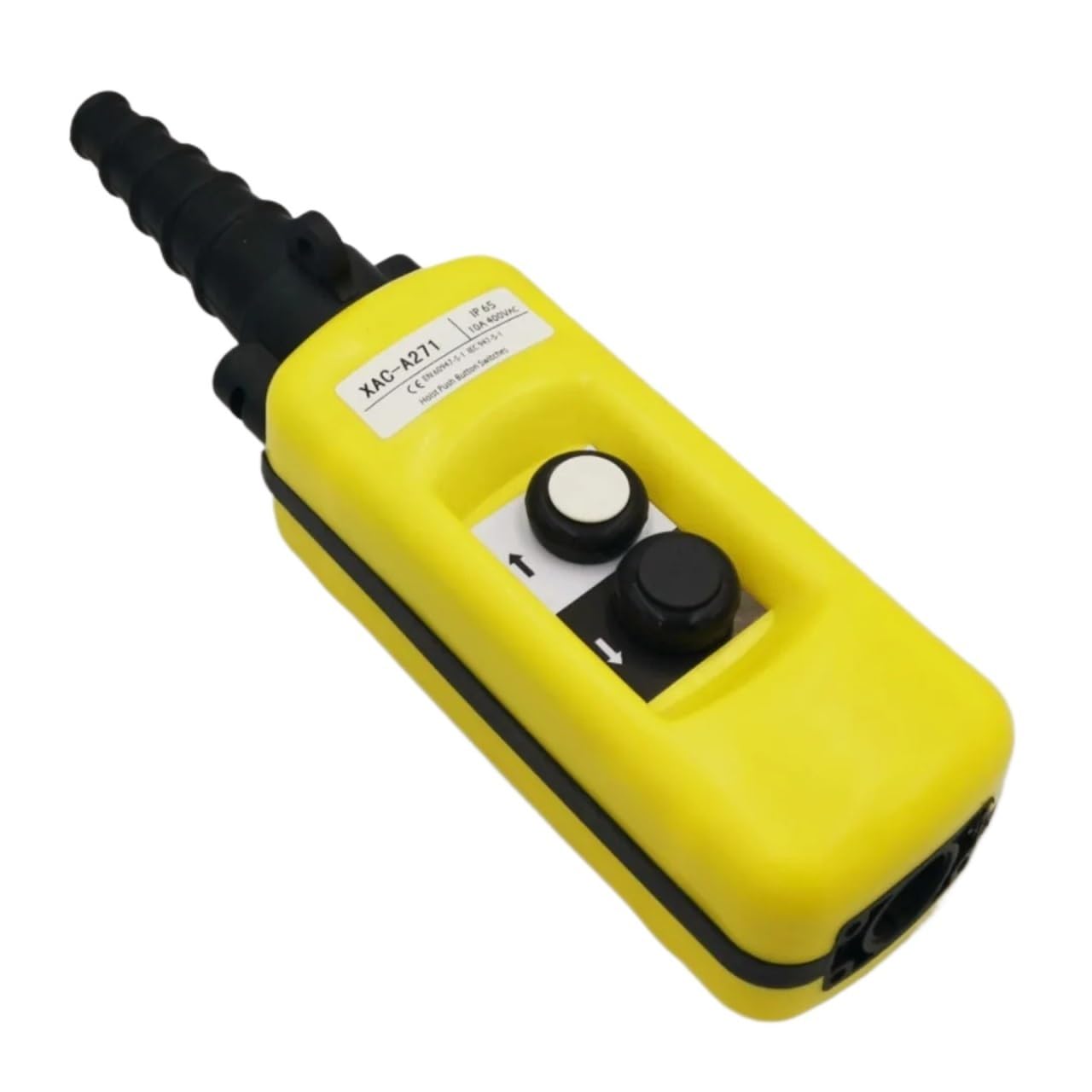 AUOQKQUT 1 Speed Control Hoist Crane 2 Pushbuttons Pendant Control Station