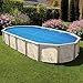 In The Swim 15' x 30' Standard Blue Oval Solar Pool Cover 8 Mil for Solar Heating Above Ground Pools and Inground Pools
