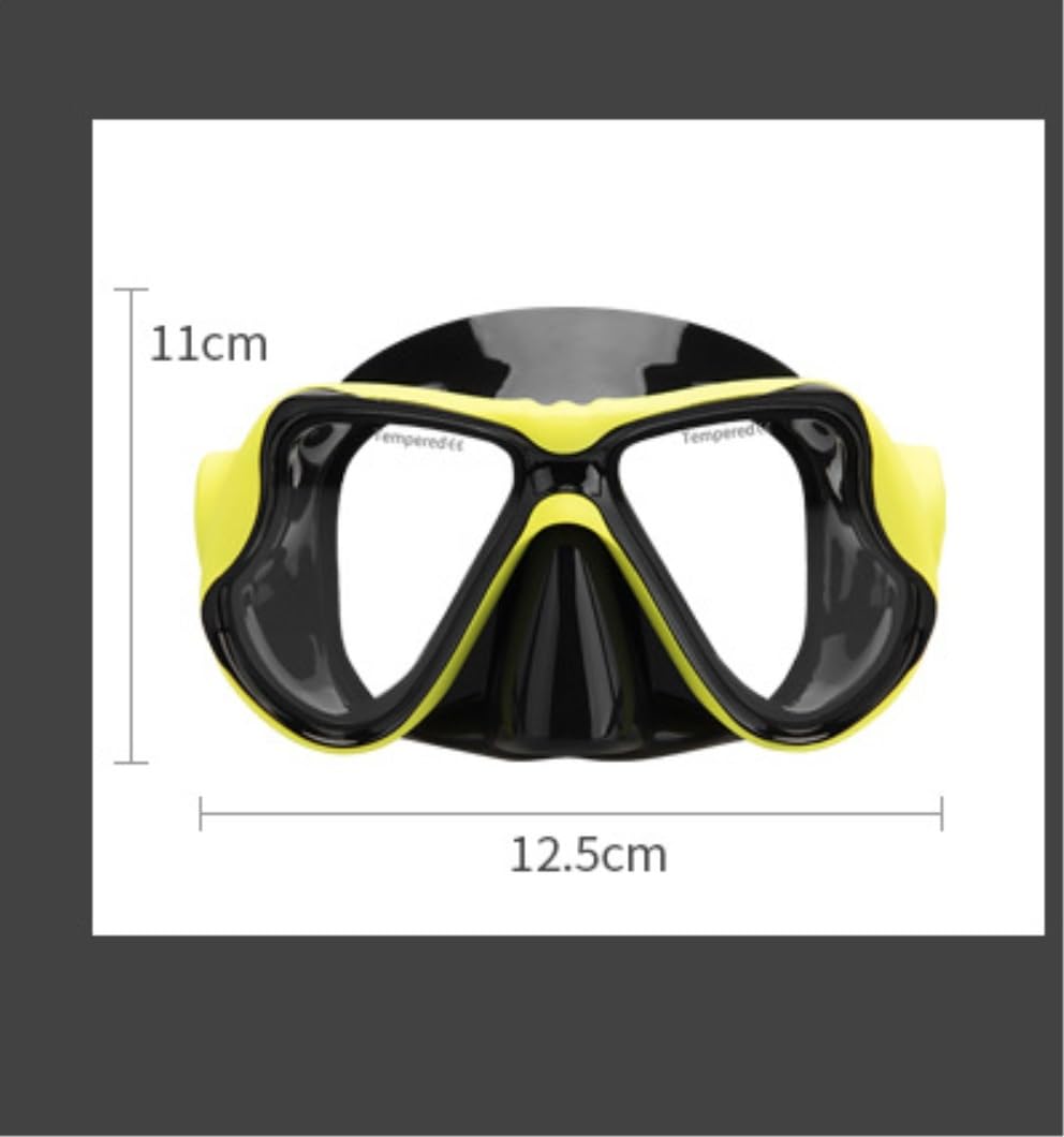 Sprzęt do Snorkelingu, Profesjonalny Zestaw Maski Do Nurkowania Gogle Przeciwmgielne Z Rurką Okulary Regulowany Pasek Maska Maska do Nurkowania