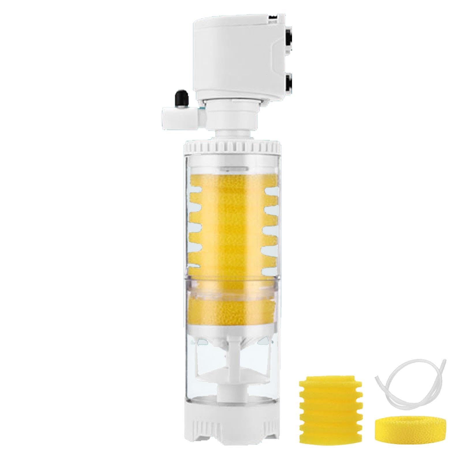 Internal Aquarium Filter Purifies Water Sponge Media