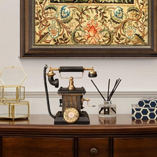 MYADDICTION-Traditional-Landline-Phone-Ornament-Modern-Home-Decor-Corded-Telephone-Model-23cmx13cmx26cm