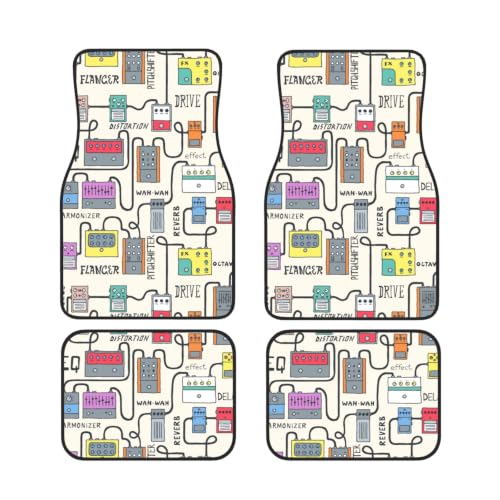Alfombrillas para coche de neopreno juego de 4 piezas antideslizantes