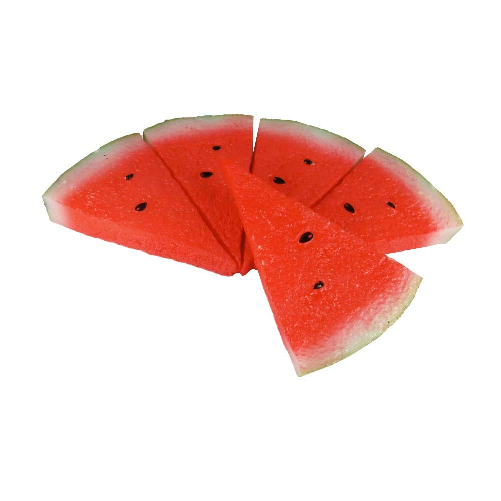 GuCra Artificial Fruit, Watermelon 5 pcs Pack, Fruit Model (Red)