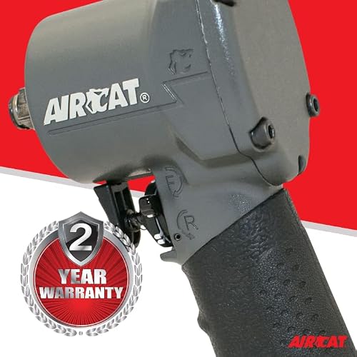 Aircat 1057-Th: Stubby Impact Wrench 700 Ft-Lbs - 1/2-Inch #TOP5
