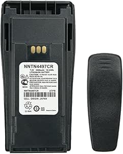 7.4V 2600mAh Li-ion Battery For Motorola Two Way Radios - NNTN4497CR Replacement