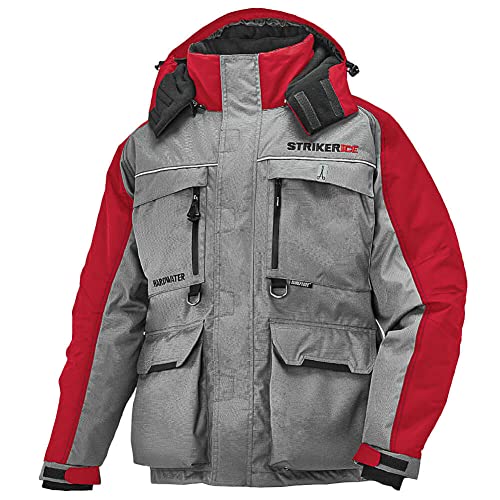 Striker Men's Hardwater Windproof Water-Resistant Insulated Outdoor Ice Fishing Jacket with Sureflote Flotation Technology3