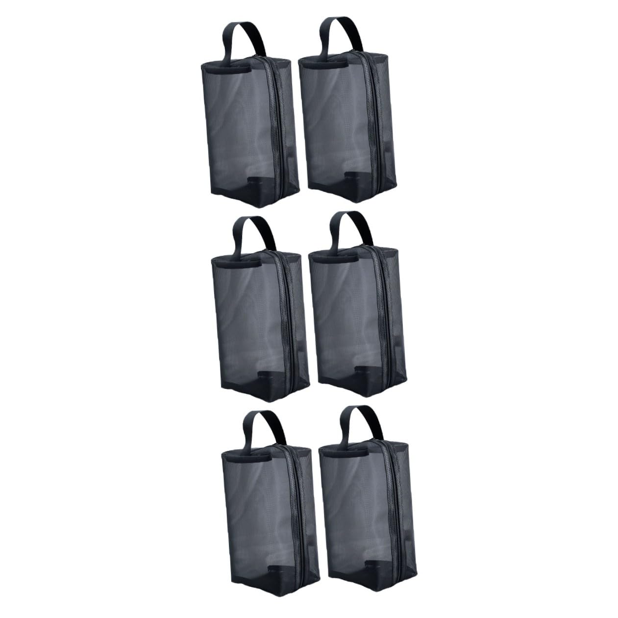 Didiseaon 6 Piezas Bolsa de Almacenamiento de Malla Bolsa de Almacenamiento con Cremallera de Malla Neceser para Maquillaje Bolsas organizadoras para Viajar Neceser Exterior