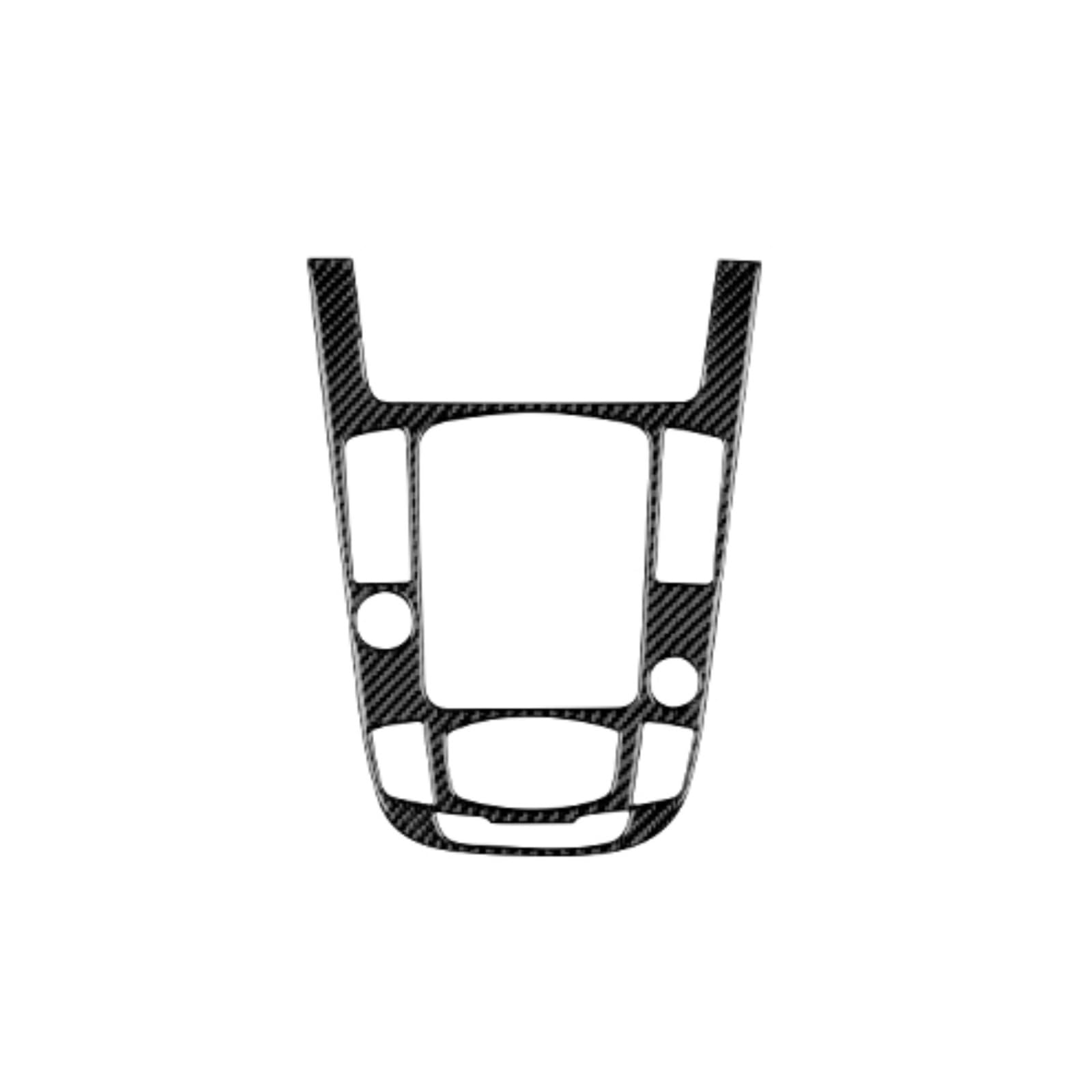 Autocollant console Audi A4 A5 Q5 pour masquer les rayures de commande centrale en vrai carbone
