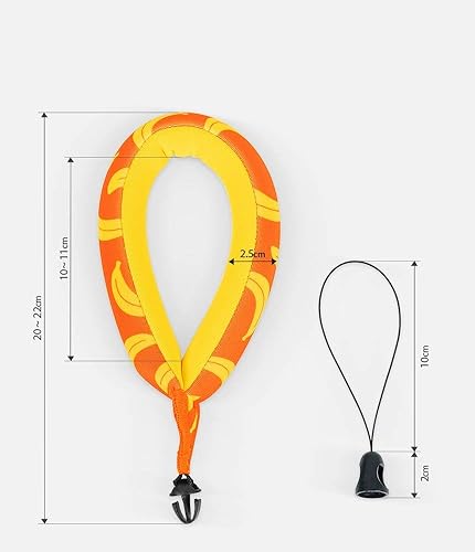 Miniatura 3 de Ringke Correa de flotador impermeable (paquete de 2), correa flotante, pulsera, agarre de mano, cordón compatible con cámara, teléfono, llave