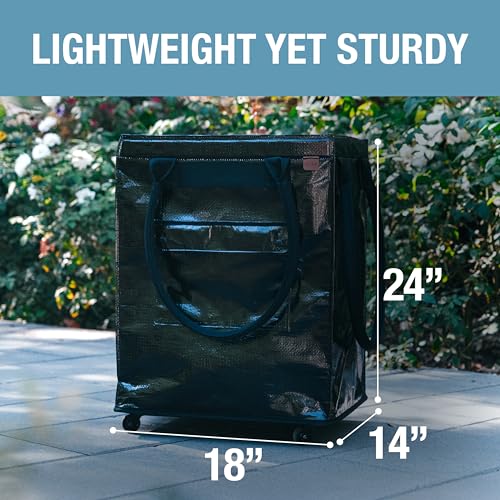 CleverMade 90L Rolling Hauler Tote