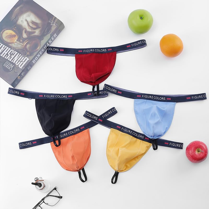 Men's Slim Band Thong Low-Rise Soft 3 Pack4