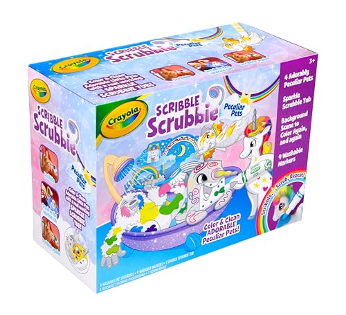 Crayola Scribble Scrubbie Peculiar Pets, Washable Pet Grooming Toy Set for Kids, DIY Toddler Arts & Crafts, Gifts for Girls & Boys, Ages 3+ - image 3