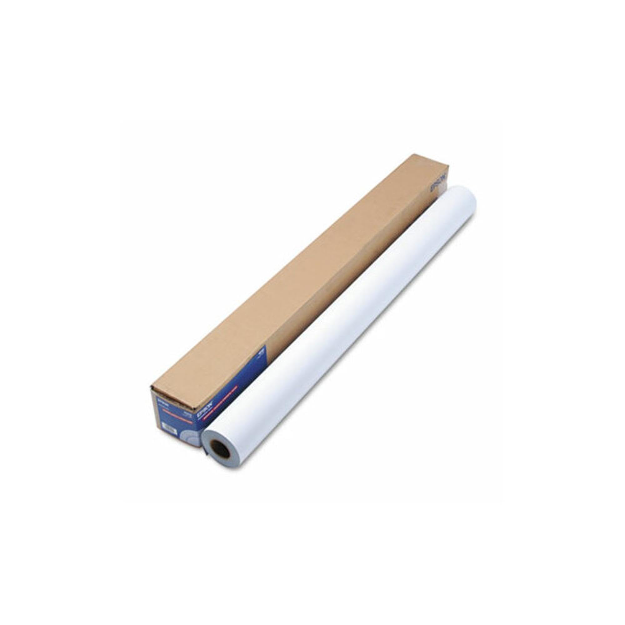 Epson® Enhanced Adhesive Synthetic Paper, 44" X 100 Ft, White S041619-1 Each