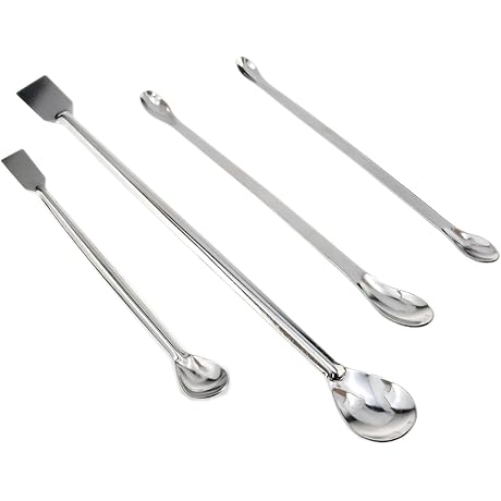 Micro Sampling Measuring Spoons for Medicine with Spatula