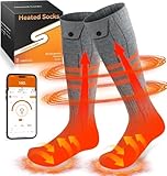 Heated Socks, APP Control Electric Heated Socks for Men Women, Rechargeable Battery...