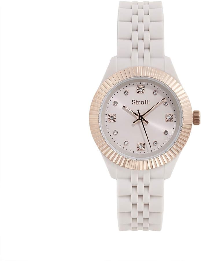 Stroili 1659253 polycarbonate woman only time watch New so Classy 3H collection