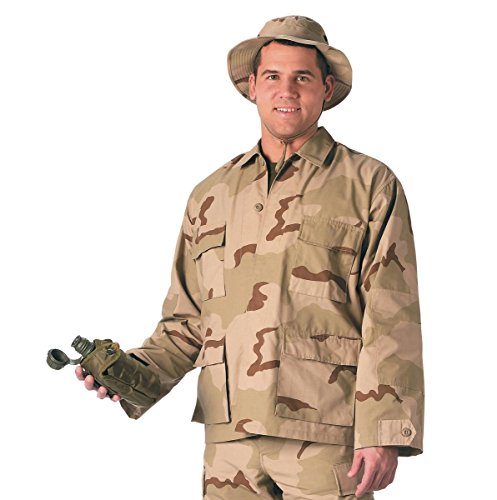 Rothco BDU Shirt, Tri-Color Desert, X-Large