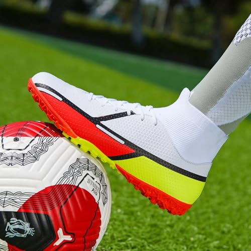 Soccer Cleats Indoor Soccer Shoes Mens Womens Anti Slip High Top Outdoor Grass Turf Football Cleats4