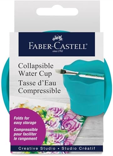 Miniatura 8 de Faber-Castell Clic  Go Artist - Taza de agua verde oscuro 1 unidad paquete de 1