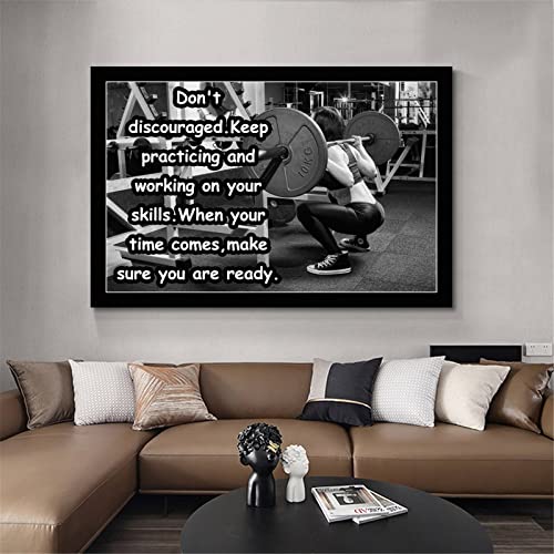Lirong Make Sure You Are Ready Motivational Inspirational Posters Home Decor Wall Art Print For Gym Motivational Quotes Poster Printing 08X12Inch(20X30Cm) #TOP3