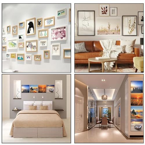 20 Sägezahn-Bildaufhänger inkl. 40 Schrauben – Stabil für Holz-/Keilrahmen, Wände in Haus & Büro