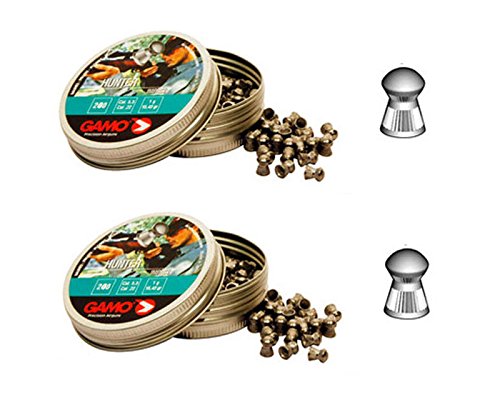 Outletdelocio Albainox 63607/23054 2 boîtes de 200 balles Gamo Hunter 6,35mm (coupe à pointe) Gamo 320566