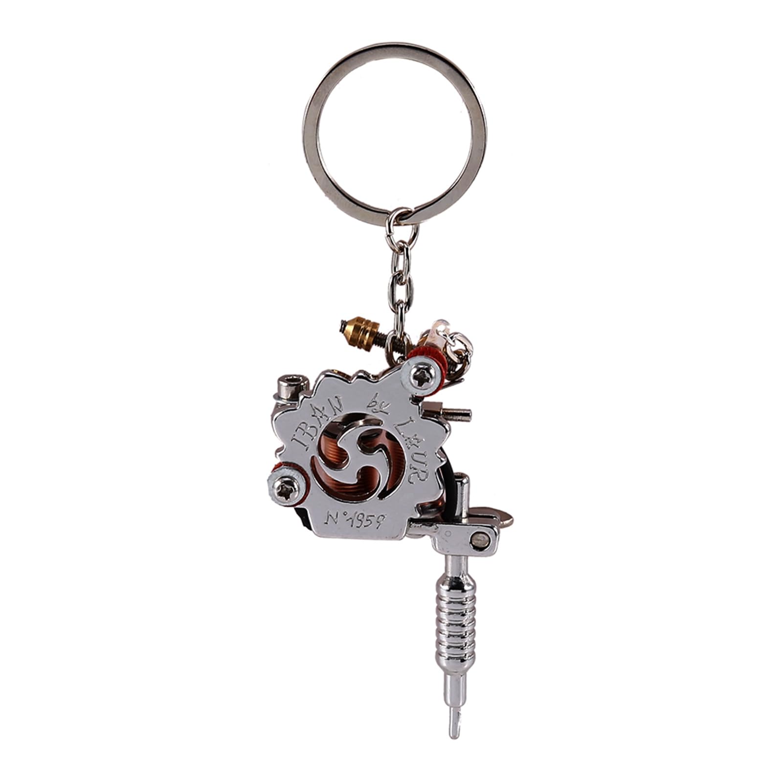 Tattoo Machine Keyring, Unique Mini Tattoo Gun Tattoo Supply for Tattoo Artist