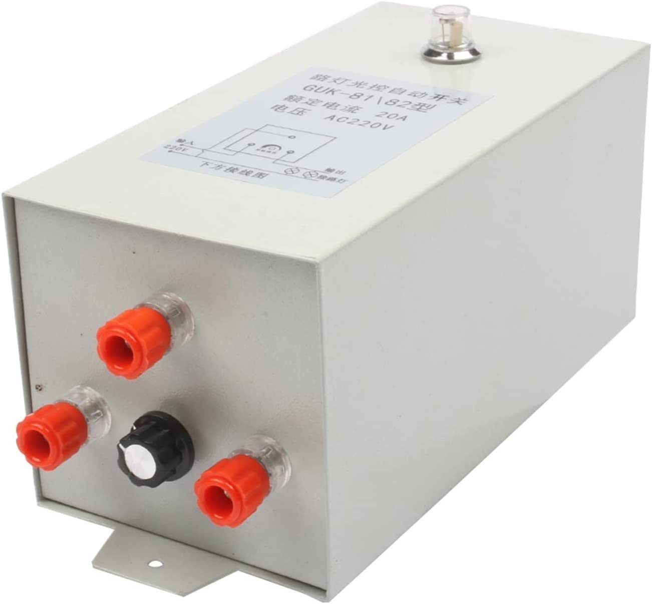 SSDXFJZR 1Pcs Auto On Off Photocell Street Light Switch DC AC 220V 50-60Hz 10A Photo Control Photoswitch Sensor Switch GUK-81/82