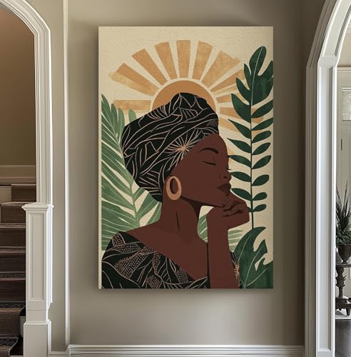 Impression d'art abstrait lianyibo sur toile de style olive - 3