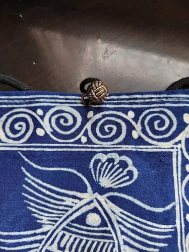 Ethnic wax printing handmade shoulder bag4