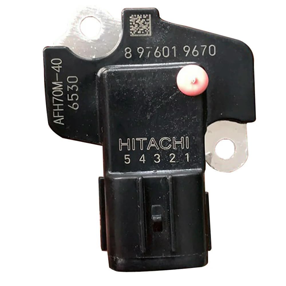 Oulesh Débitmètre de Masse d'air pour Isuzu NPR NPR-HD Nqr Nrr 4hk1 2005-2010, capteur de débit d'air massique MAF 8-97601-9670/8976019670