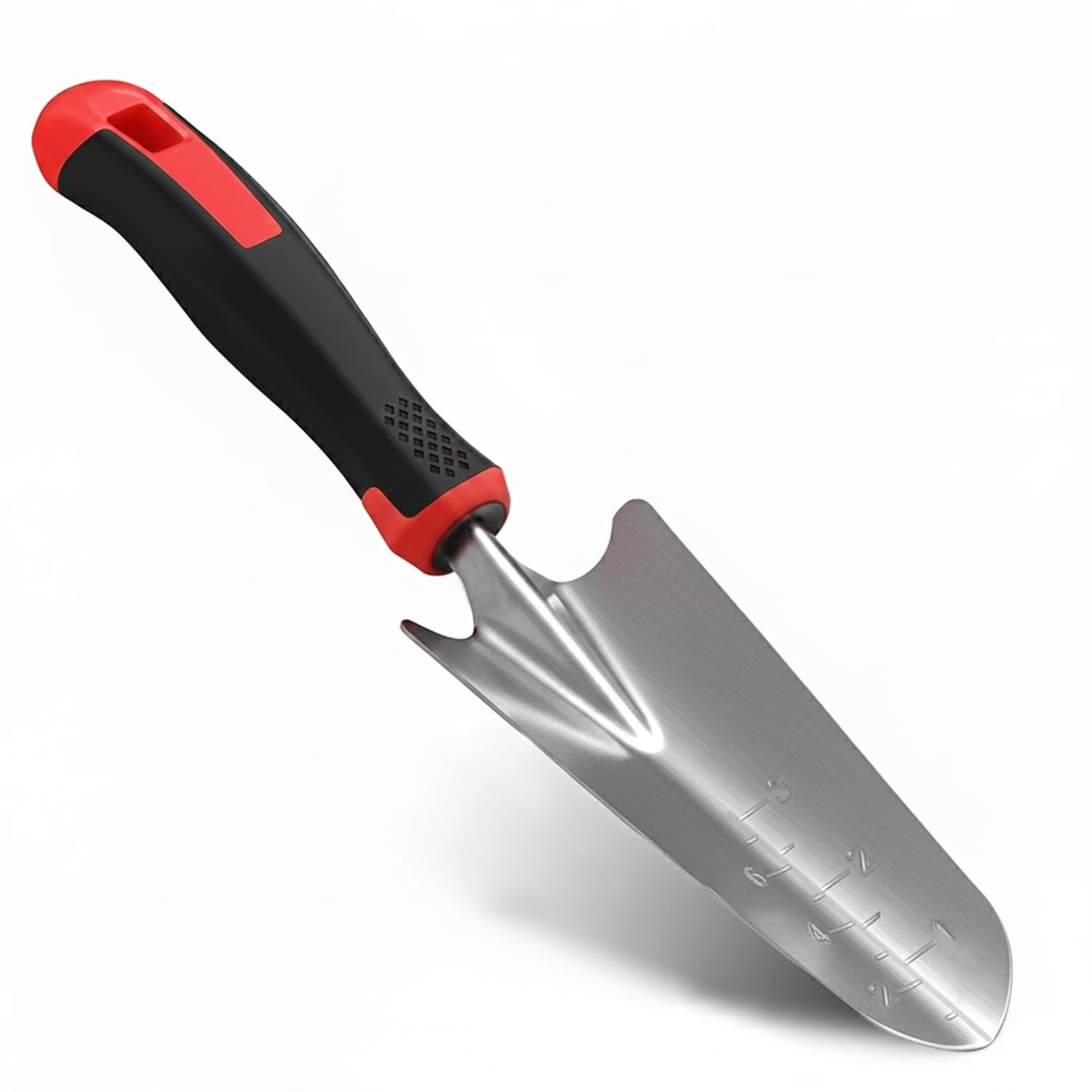 Outo Garden Trowel Narrow Hand Digging Transplanter Gardening Shovel Tool for Soil Tilling Home Use- (Metal Blade, Red Handle, 1Pc)-picture-12