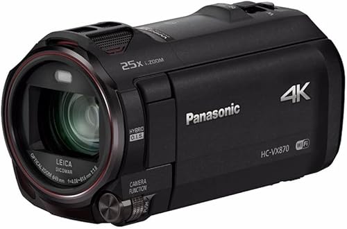 Miniatura 2 de Panasonic Videocámara HC-VX870 4K Ultra HD con tarjeta de memoria SD de 64 GB y paquete de lector de tarjetas de memoria USB 3.0 Koah Pro (3