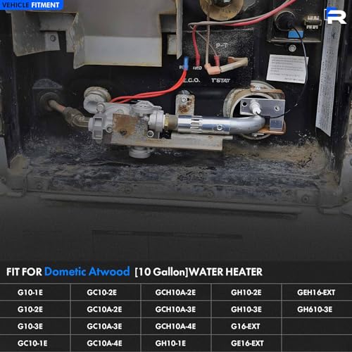 Image of 92089 RV Water Heater Gas Control Valve Compatible with Dometic Atwood 10 Gallon Water Heater G10-3E GC10-2E GCH10A-2E GH10-1E GE16-EXT | Solenoid Gas Valve Replaces# 93870, 93869, 93844