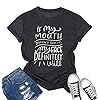 If My Mouth Doesn't Say It My Face Definitely Will T-Shirt Women Funny Saying Shirt Letter Print Tee Top Gray