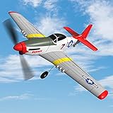 SONIKRC VOLANTEXRC Remote Control Airplane P51D 400mm 4CH 2.4G RC Plane Model Outdoor Toys for Kid Birthday Gift
