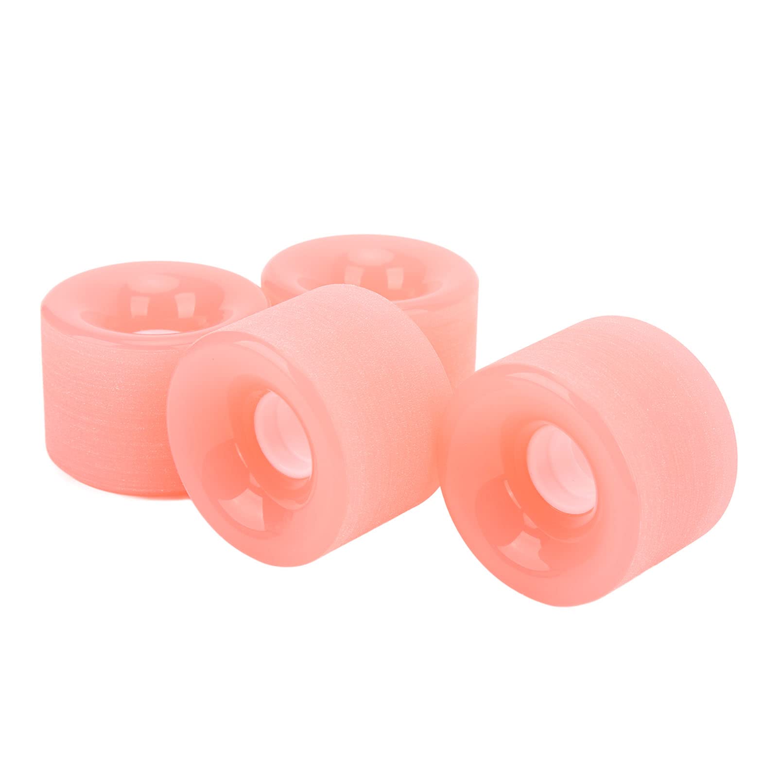 Silencioso rosa cruiser, ruedas de monopatín, ruedas de longboard, ruedas de monopatín cruiser, ideal para longboard y danza, skateboarding en rampa, asfalto y más (rosa)