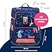Step by Step Schulranzen-Set SPACE REFLECT „Star Seahorse Zoe“ 5-teilig, ergonomischer Tornister, Reflektoren, höhenverstellbar, Hüftgurt, Grundschule, 1. Klasse, 20L, lila-schwarz, Seepferd-Design
