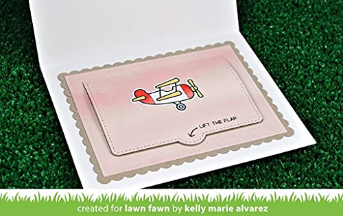 Lawn Fawn Clear Stamps 3"X4"-Push Here -Lf1415 #TOP5