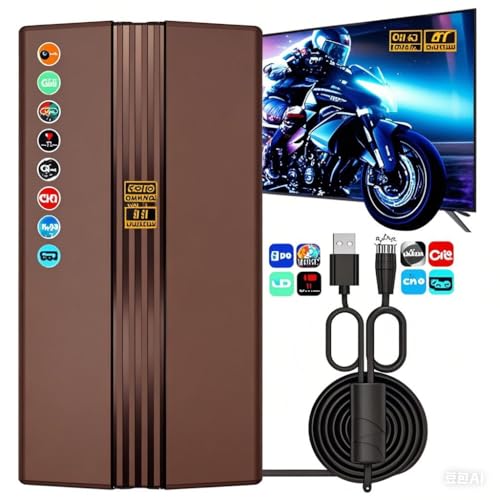 TV Antenna for Smart TV, 2200+ Miles Range, Indoor/Outdoor...